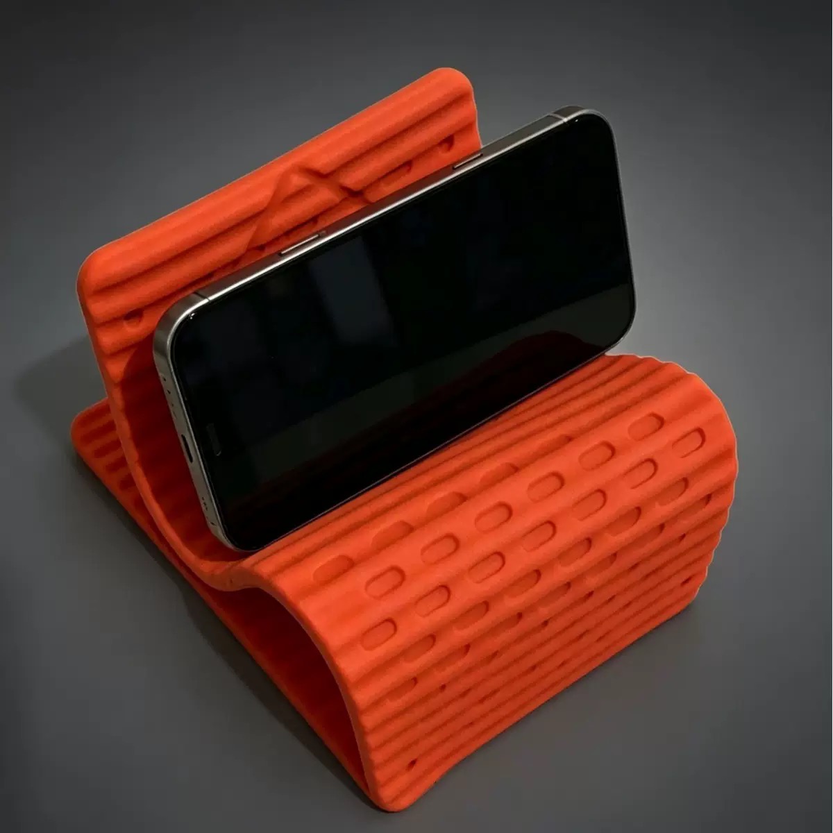 Mobile Hanger Arm - Penyangga Ponsel Silikon Lipat Portabel, Dapat