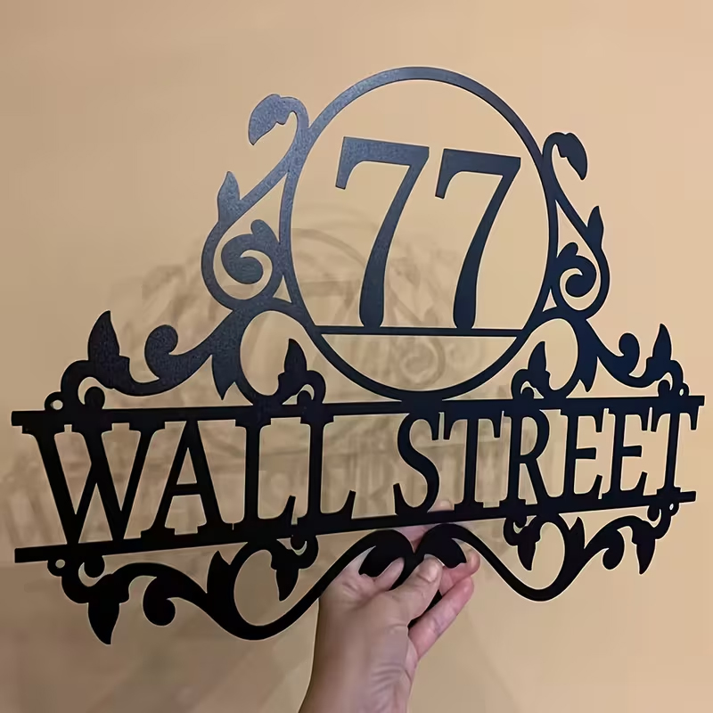 Baby Nursery Name Sign - Papan Nomor Rumah & Nama Jalan