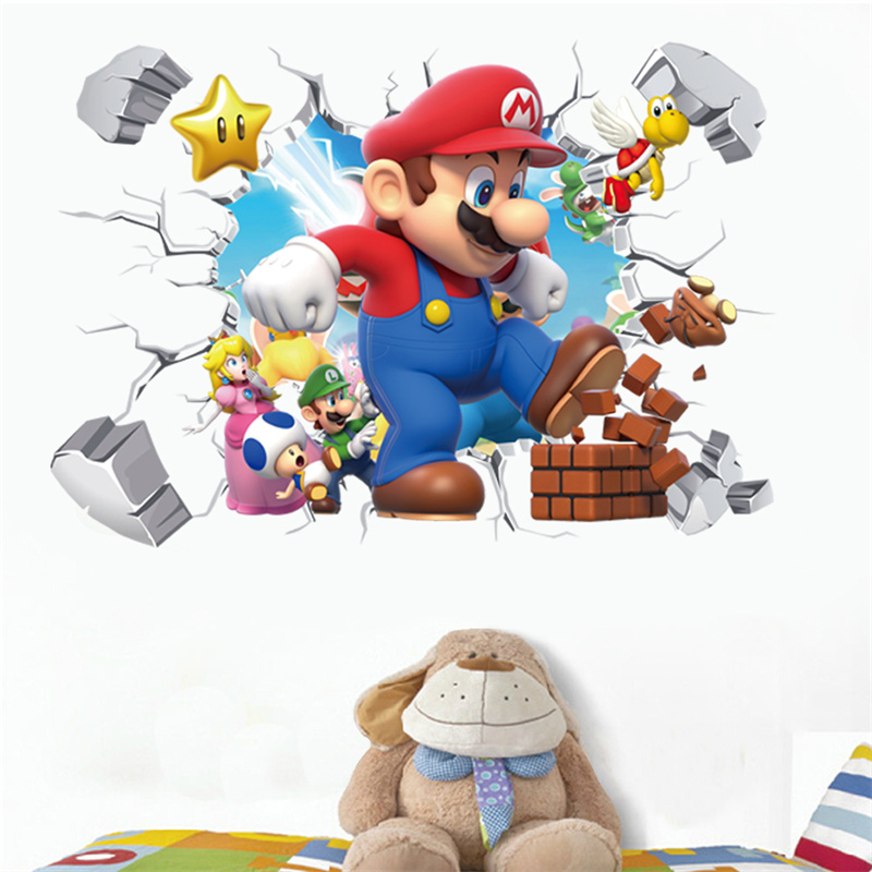 Baby Nursery Needs - Stiker Dinding Karakter Anime Kartun 3D