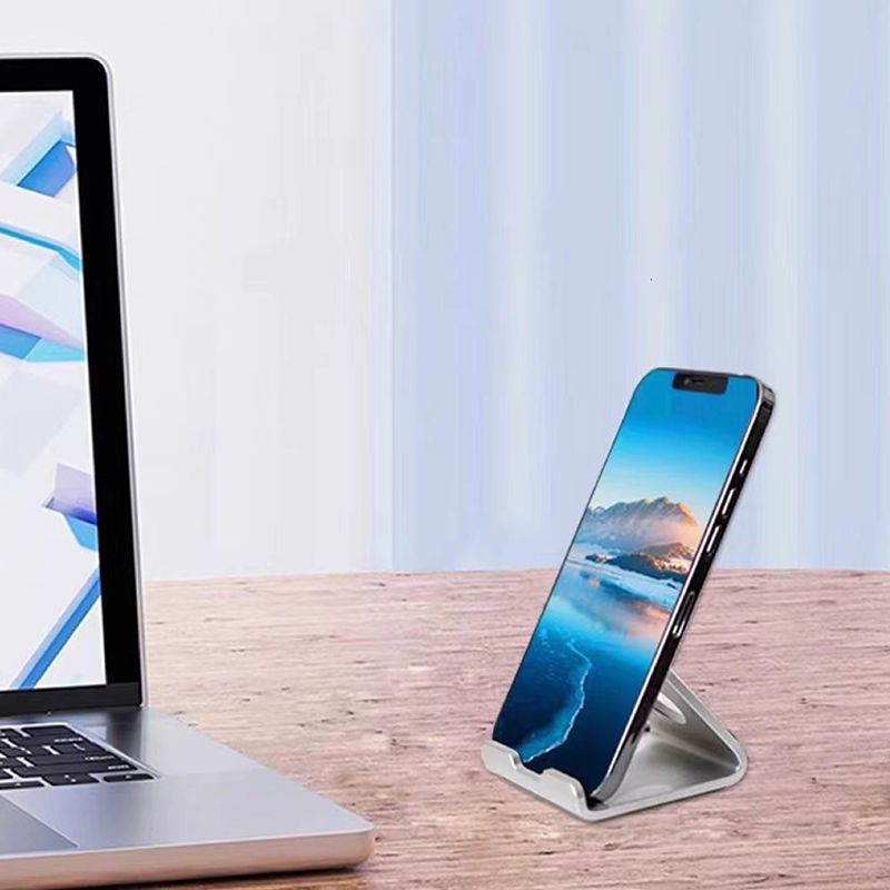 Mobile Hanger Arm - Penyangga Ponsel Desktop Logam untuk Smartphone