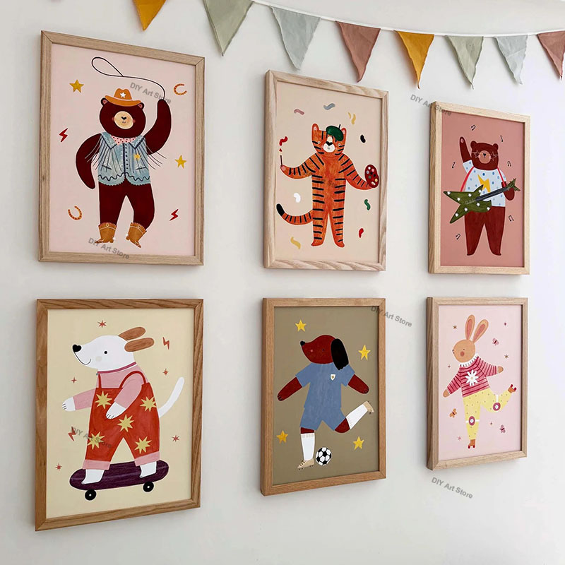 Baby Nursery Needs - Lukisan Kanvas Seni Dinding Kamar Anak