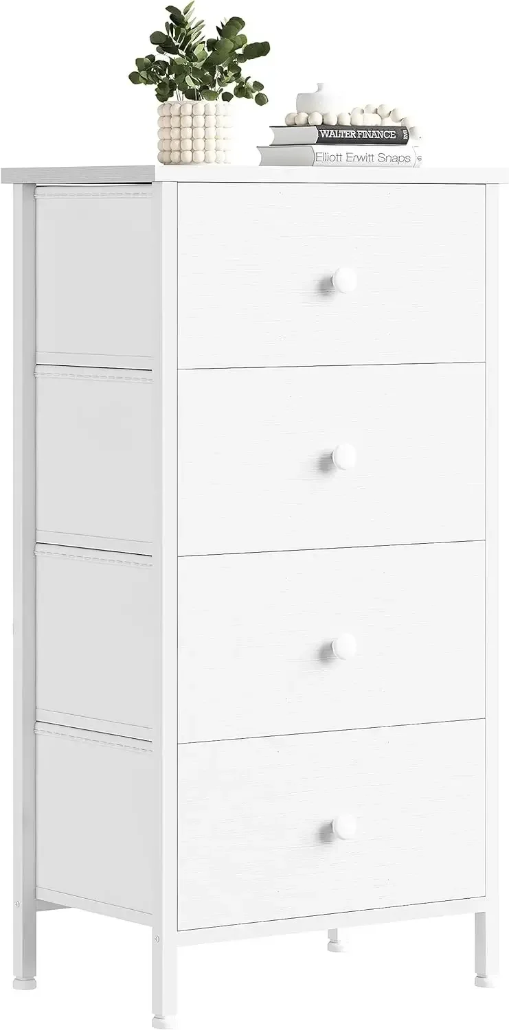 Drawer Dresser White - Lemari Pakaian Kecil Putih untuk Kamar