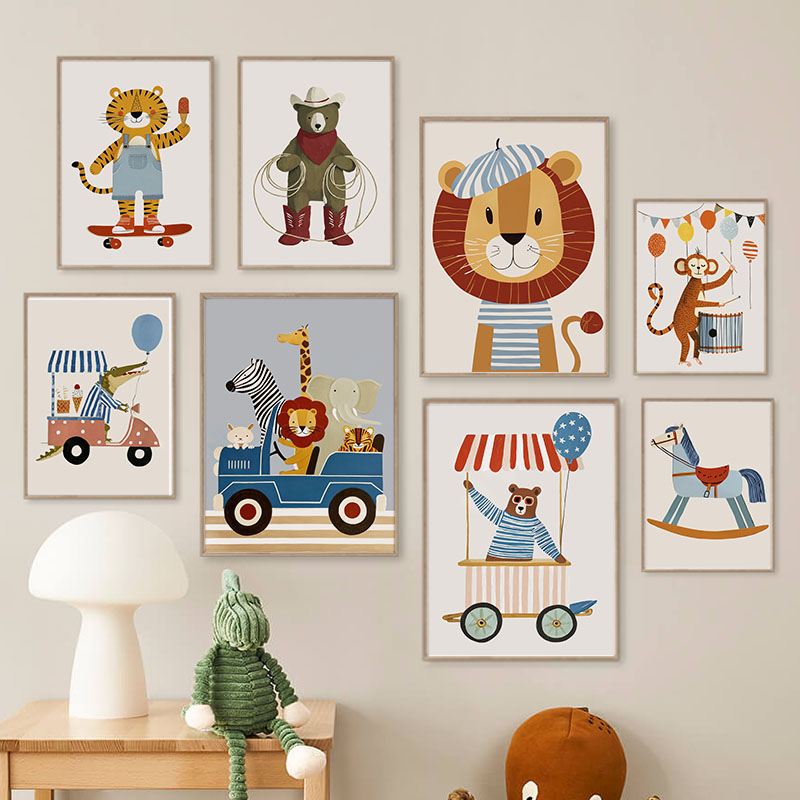 Baby Nursery Needs - Lukisan Kanvas Seni Dinding Kamar Bayi
