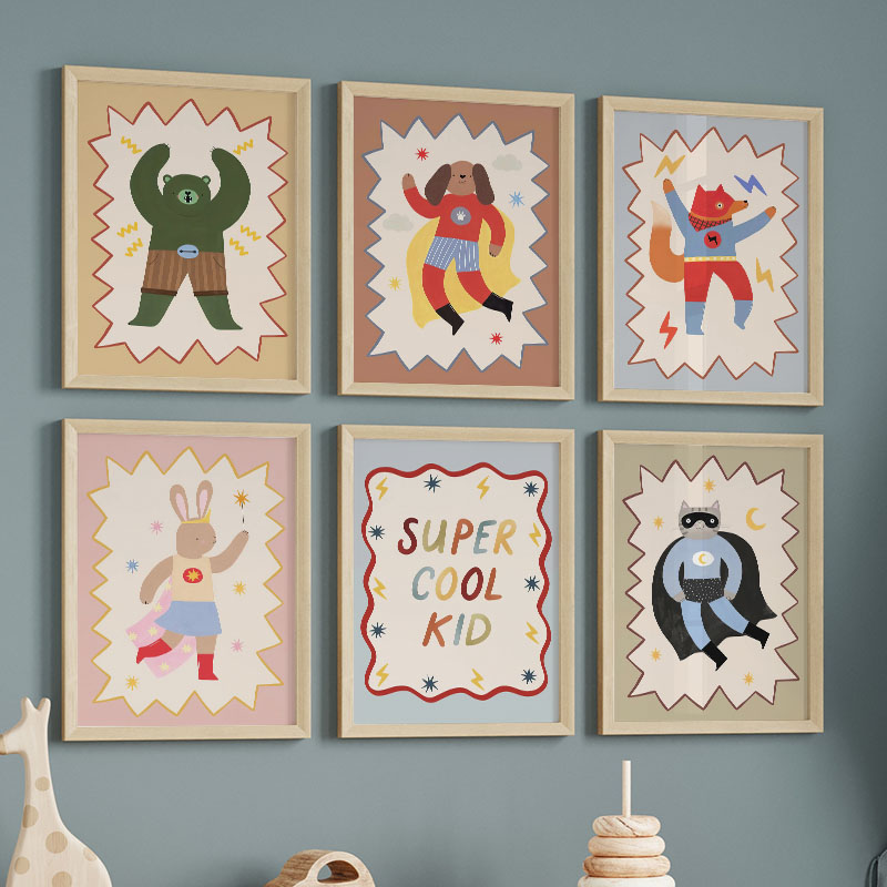 Baby Nursery Needs - Lukisan Kanvas Seni Dinding Kamar Anak