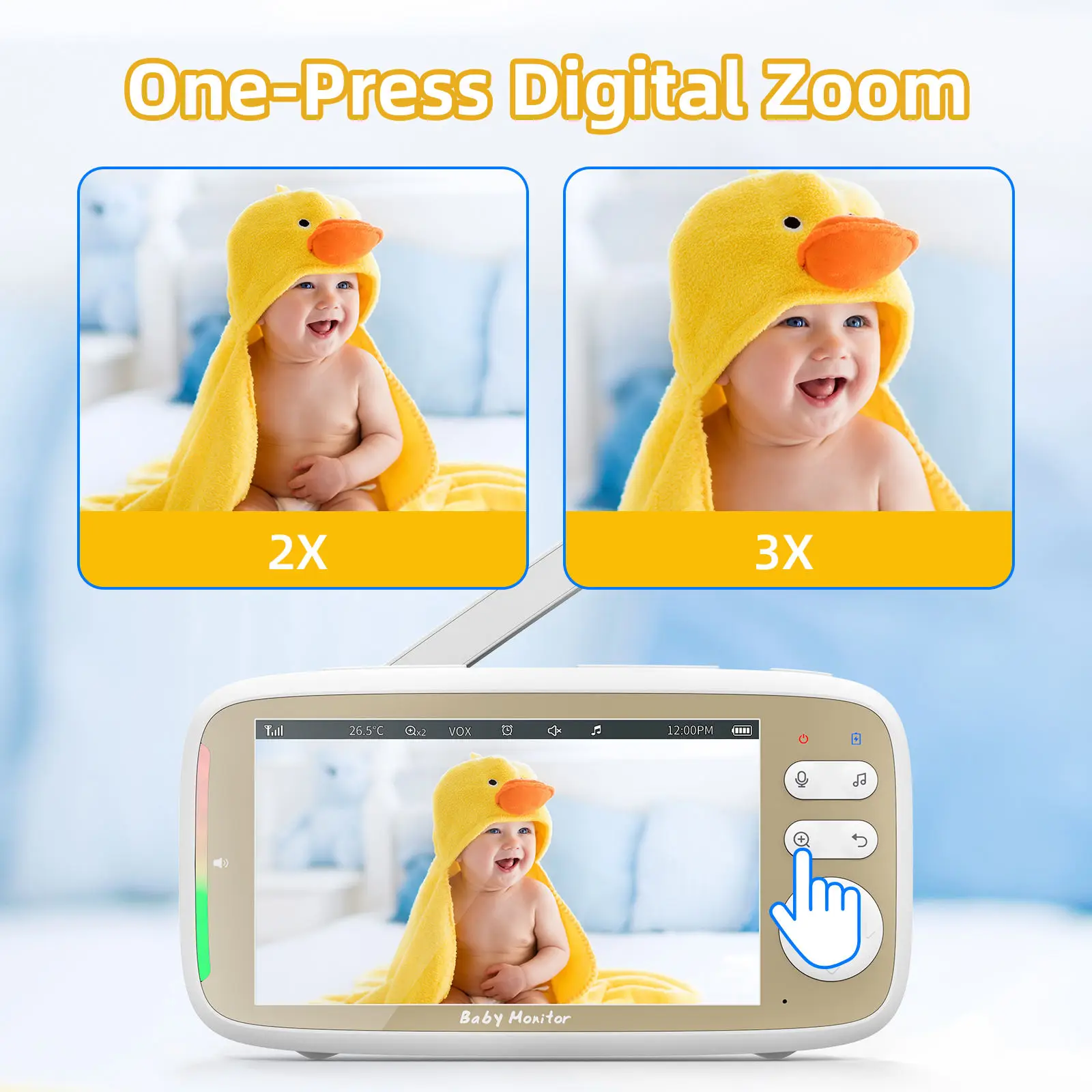VB803 PRO Monitor Bayi dengan  - Baby Nursery Camera ulasan dan harga