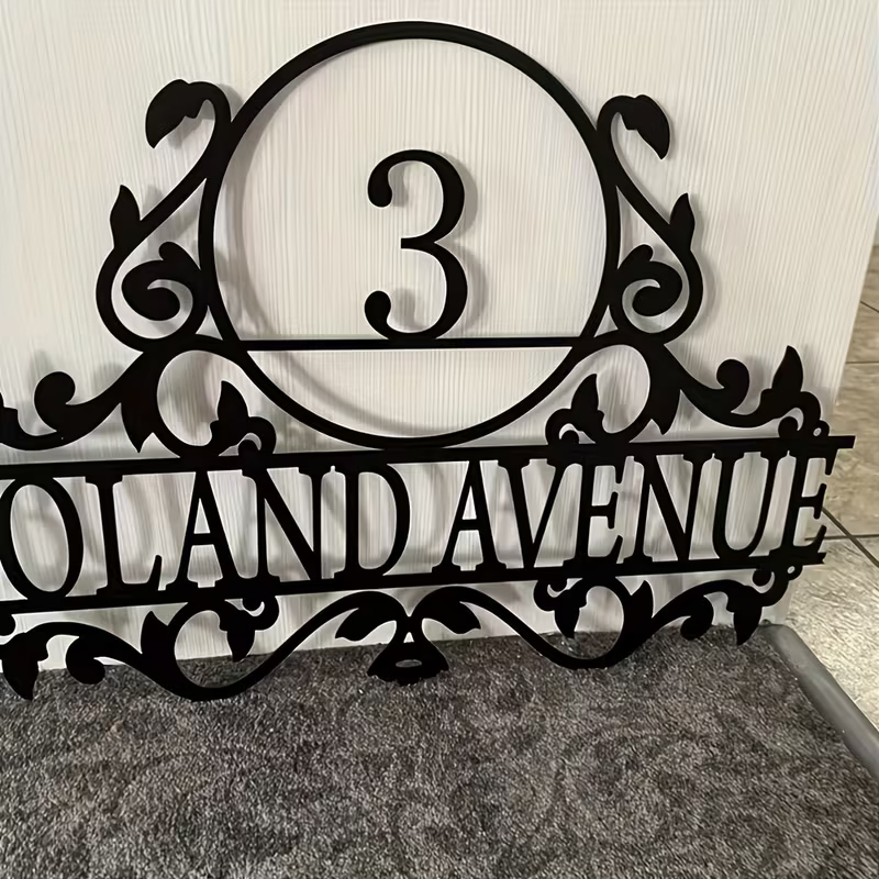 Papan Nomor Rumah & Nama Jalan - Baby Nursery Name Sign ulasan dan harga