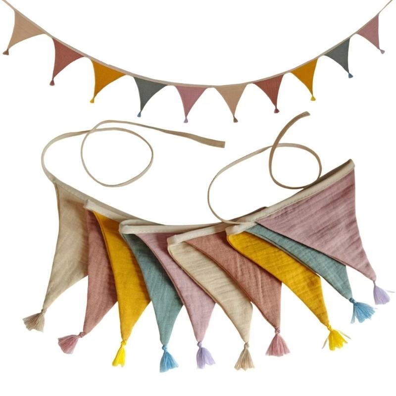 Indah Nursery Room Bunting Dek - Baby Nursery Vintage ulasan dan harga
