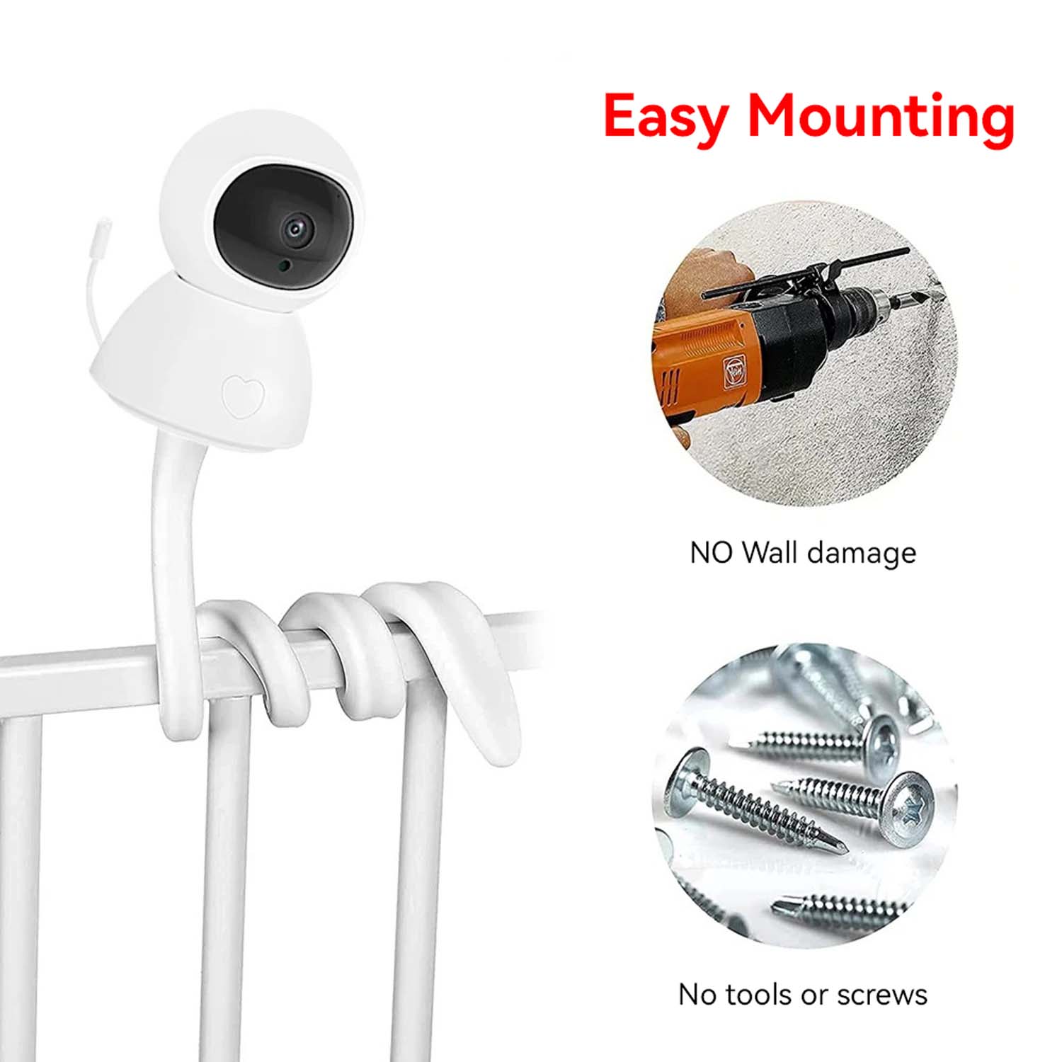 Penyangga Monitor Bayi Fleksib - Baby Nursery Camera ulasan dan harga