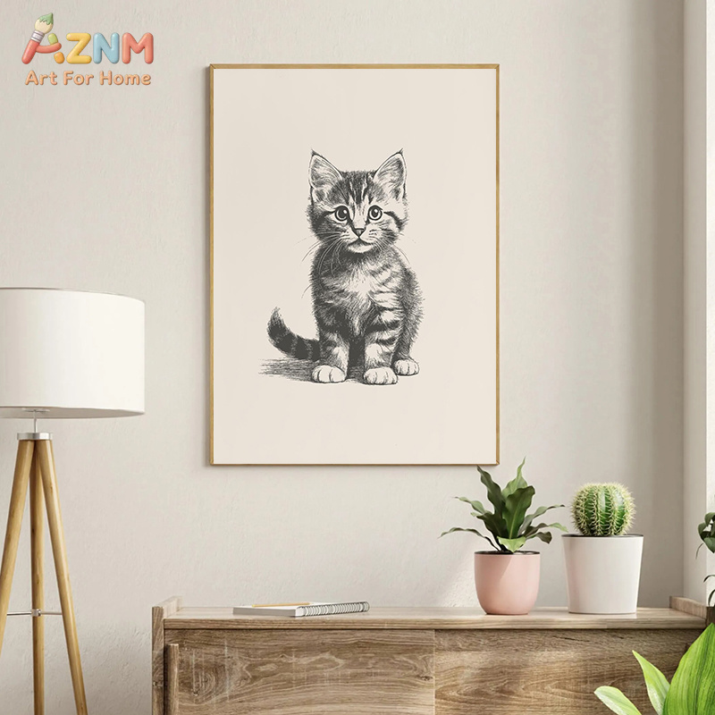 AZNM Lukisan Kanvas Vintage Sk - Baby Nursery Vintage ulasan dan harga