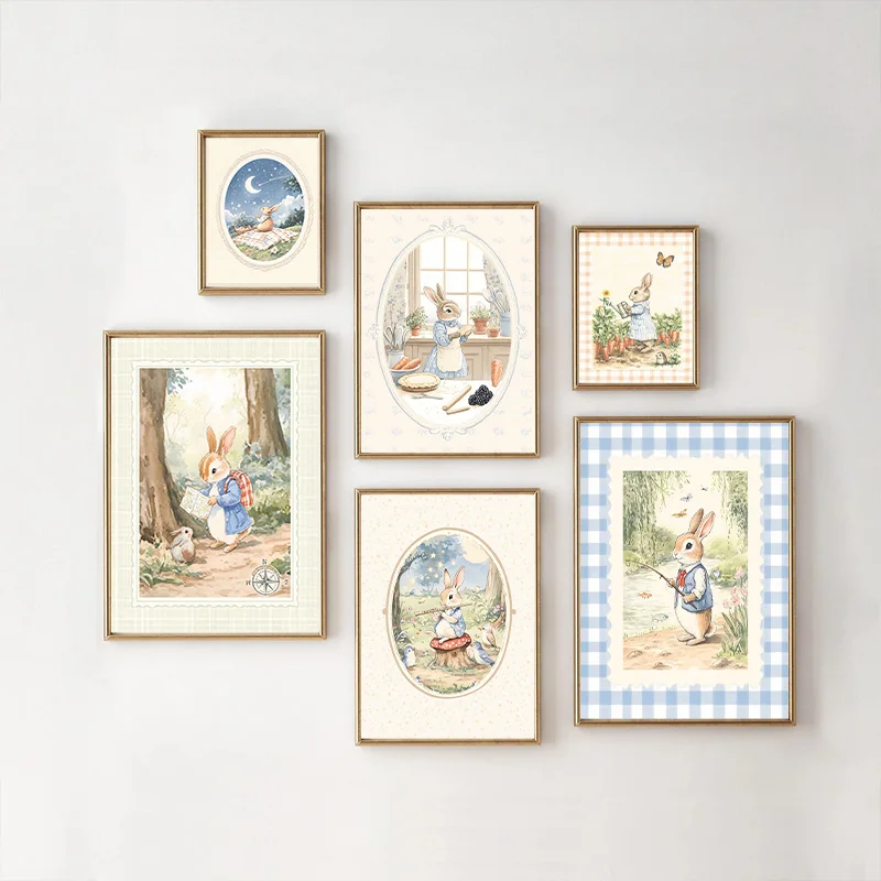 (Lukisan Kanvas 2D) Poster Sen - Baby Nursery Vintage ulasan dan harga
