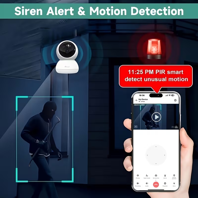 Kamera Keamanan WiFi Pintar Du - Baby Nursery Camera ulasan dan harga