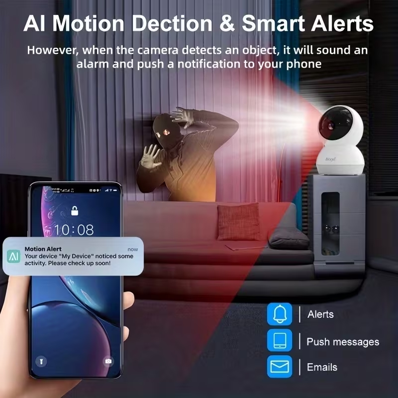 Kamera Keamanan WiFi Pintar Du - Baby Nursery Camera ulasan dan harga
