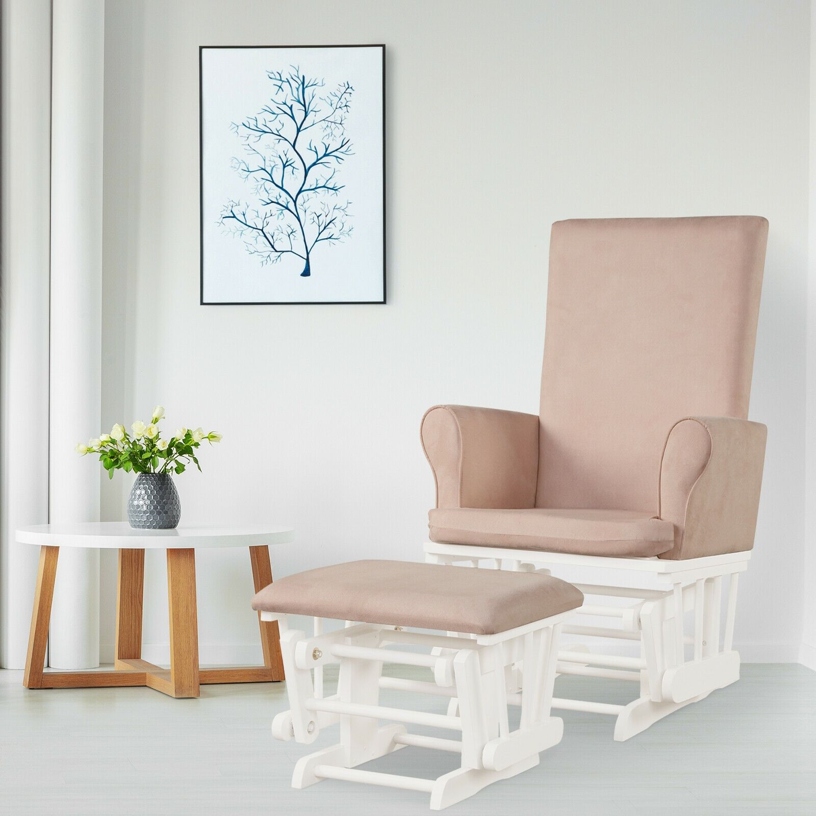 Kursi Goyang Bayi dengan Sanda - Baby Nursery Glider ulasan dan harga
