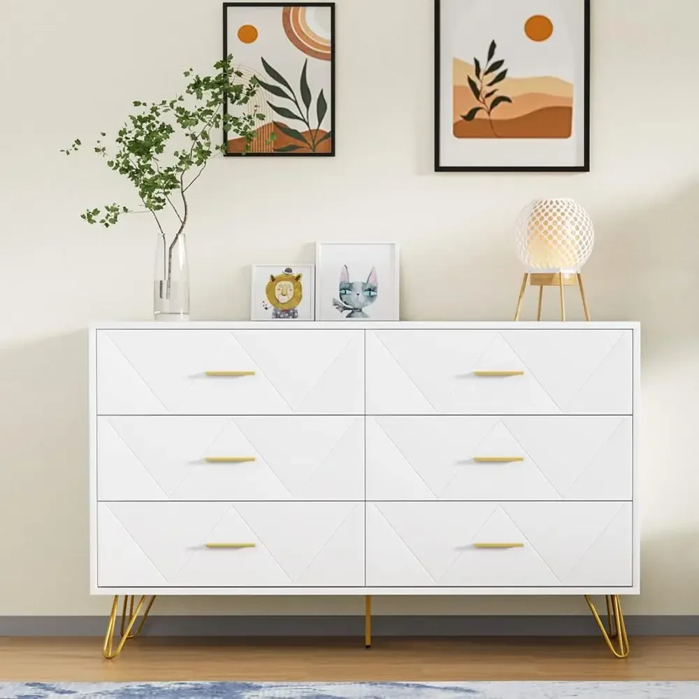 Set Kamar Tidur 3-Potong Warna - Drawer Dresser White ulasan dan harga