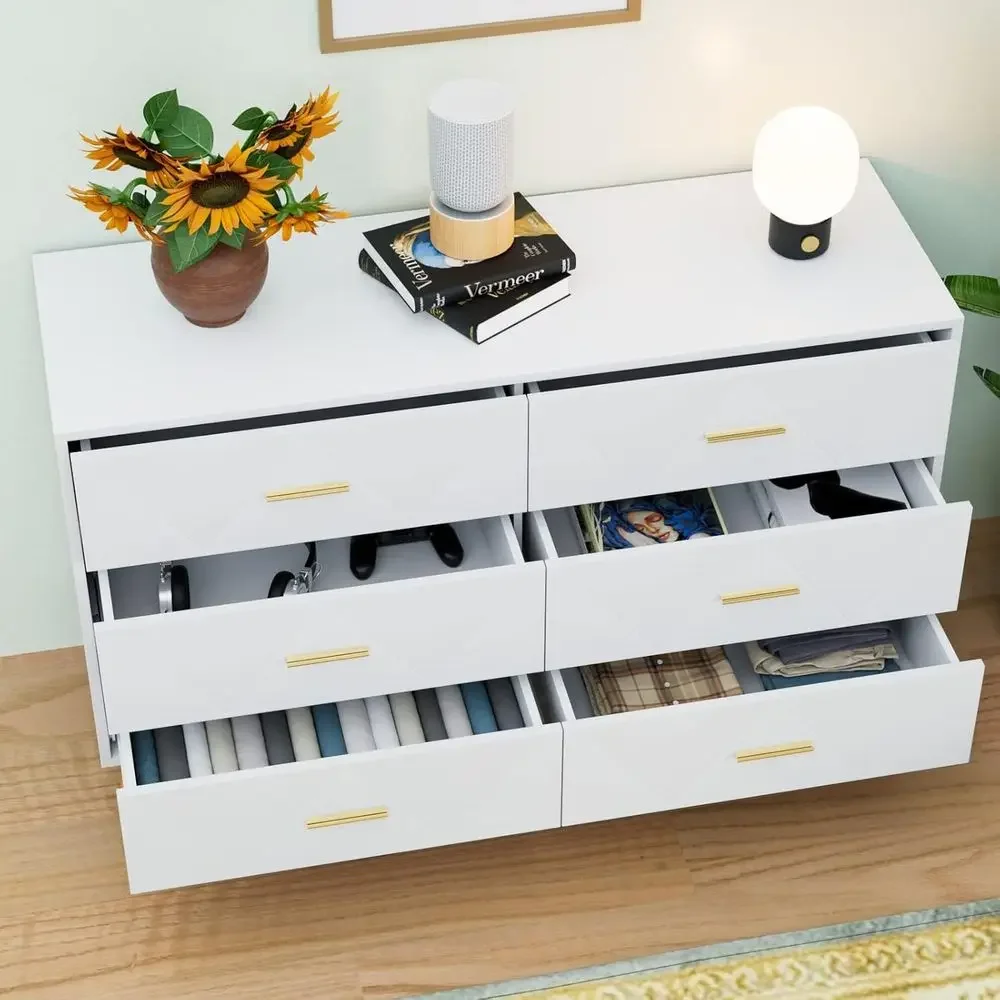 Set Kamar Tidur 3-Potong Warna - Drawer Dresser White ulasan dan harga