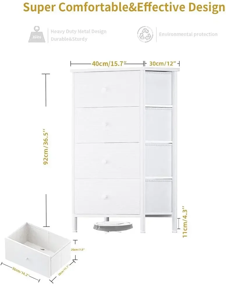Lemari Pakaian Kecil Putih unt - Drawer Dresser White ulasan dan harga