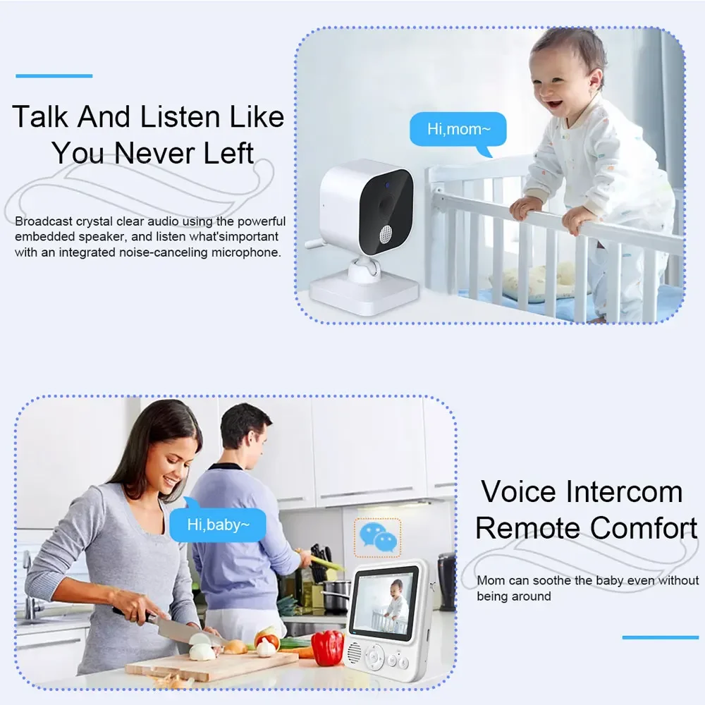 Monitor Bayi Video Nirkabel 2, - Baby Nursery Camera ulasan dan harga