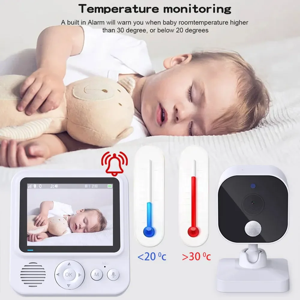 Monitor Bayi Video Nirkabel 2, - Baby Nursery Camera ulasan dan harga