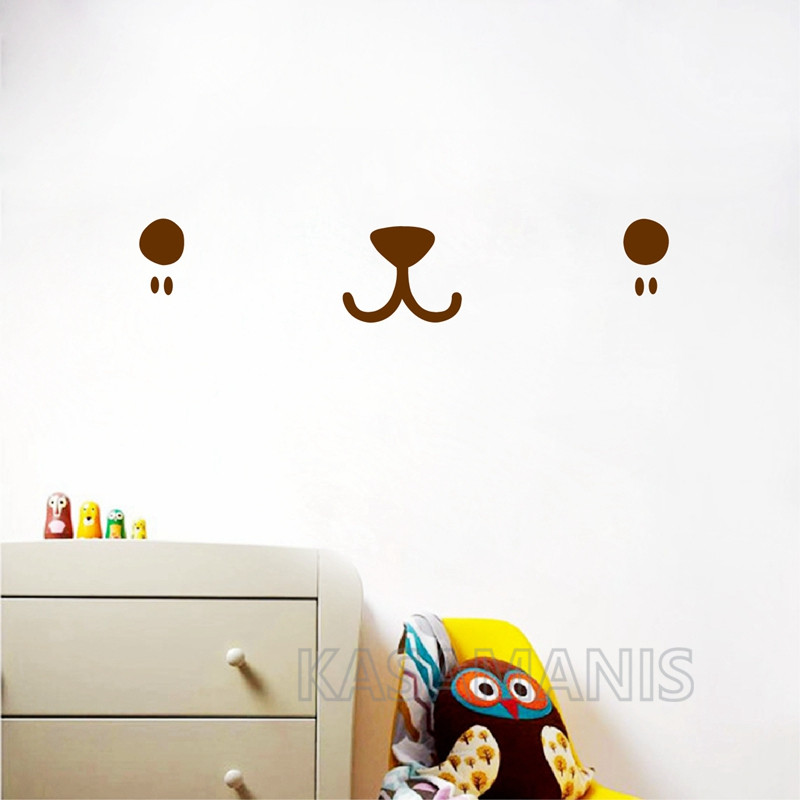 Decal Seni Dinding Wajah Lucu  - Baby Nursery Needs ulasan dan harga