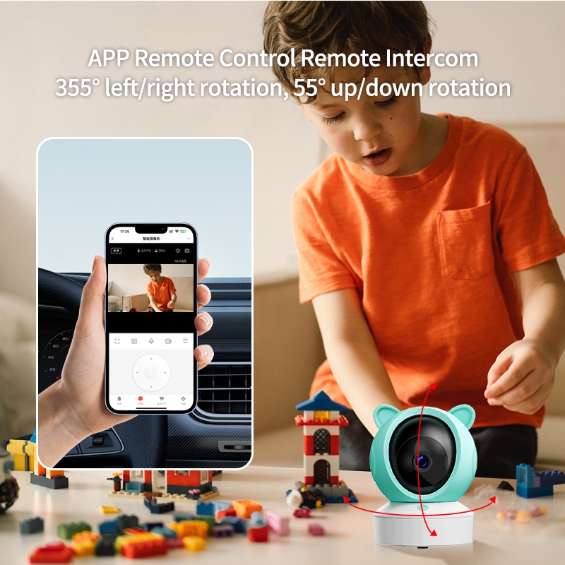 Danmini TUYA Monitor Bayi Kont - Baby Nursery Camera ulasan dan harga