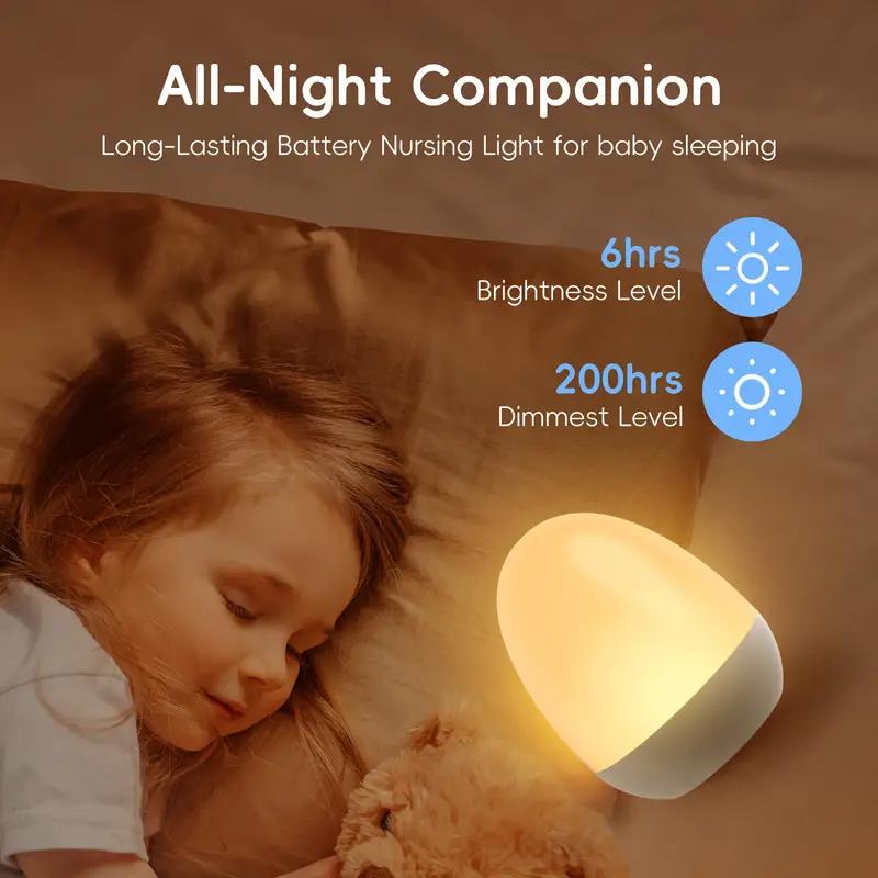 Lampu malam sentuh untuk kamar - Baby Nursery Night Light ulasan dan harga