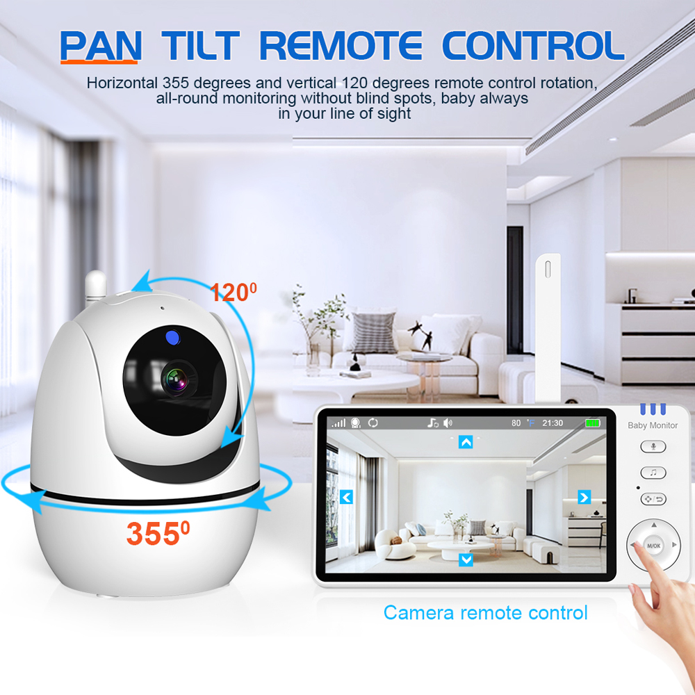 Monitor Bayi Video dengan Kame - Baby Nursery Camera ulasan dan harga