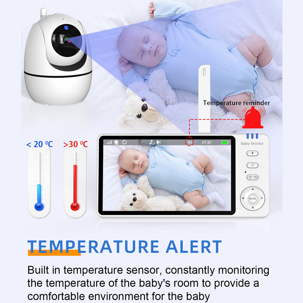 Monitor Bayi Video dengan Kame - Baby Nursery Camera ulasan dan harga