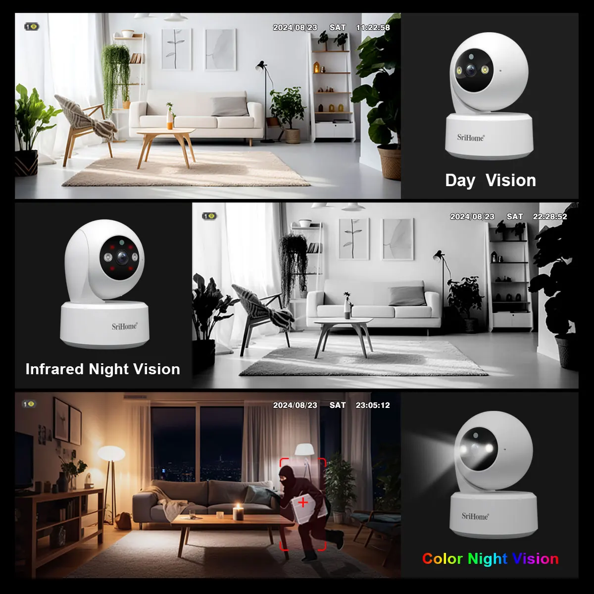 Kamera IP HD Pintar WiFi 5G Sr - Baby Nursery Camera ulasan dan harga