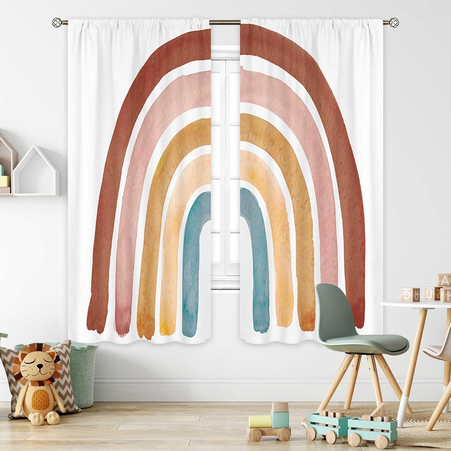 Tirai Pelangi Boho untuk Anak  - Baby Nursery Vintage ulasan dan harga