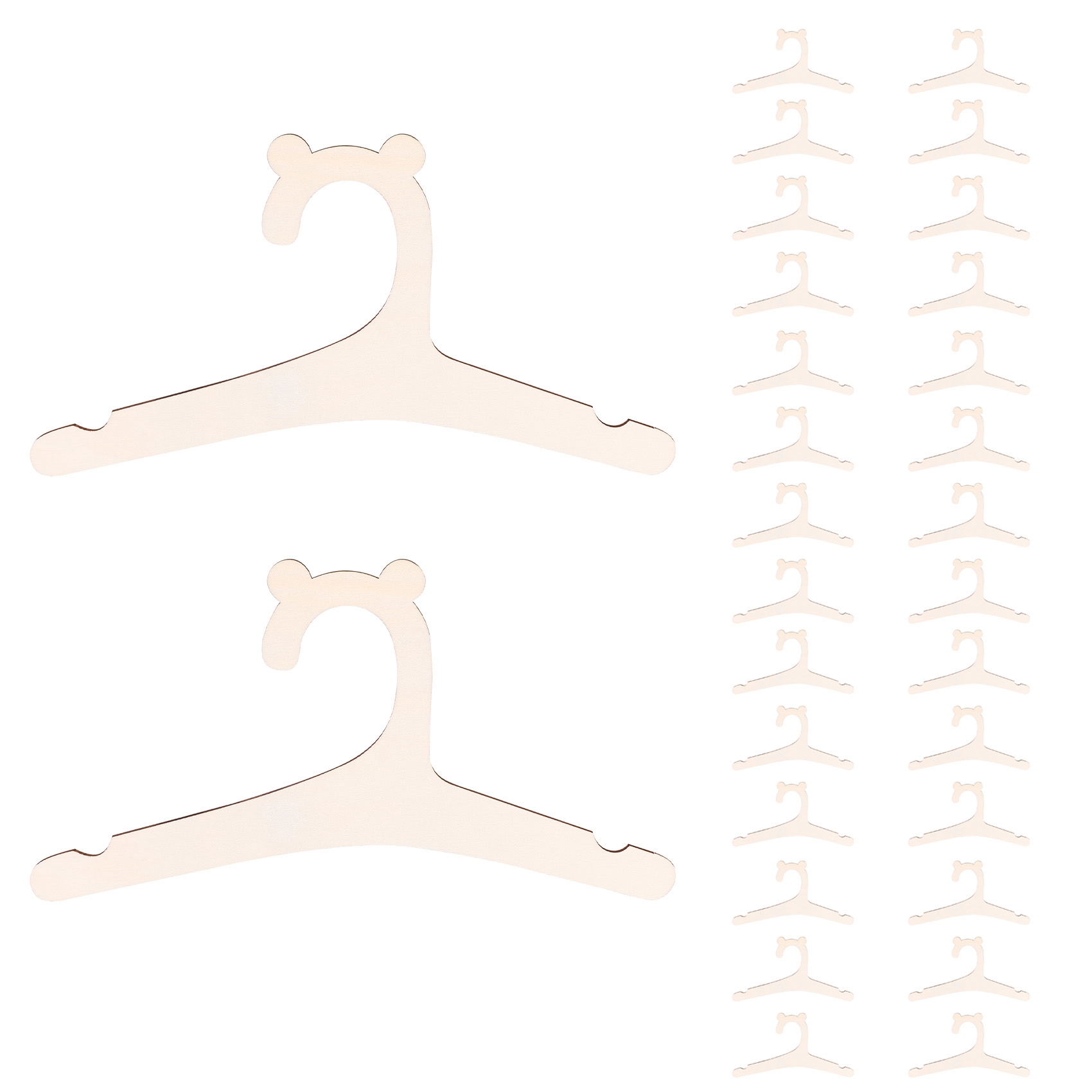 Y42A-30 Buah Gantungan Kayu un - Baby Nursery Hangers ulasan dan harga