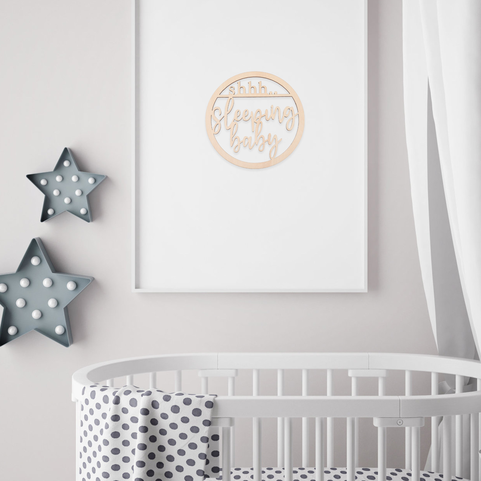 Gantungan Pintu Kayu Berongga  - Baby Nursery Hangers ulasan dan harga