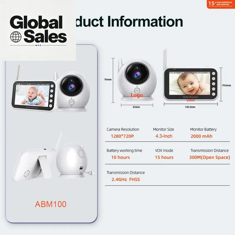 Monitor Bayi 4,3 Inci dengan K - Baby Nursery Camera ulasan dan harga
