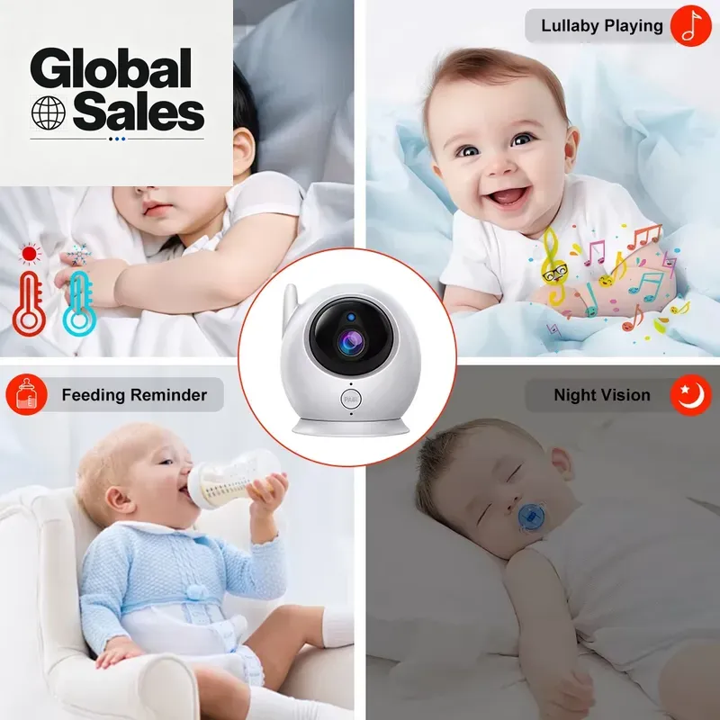 Monitor Bayi 4,3 Inci dengan K - Baby Nursery Camera ulasan dan harga