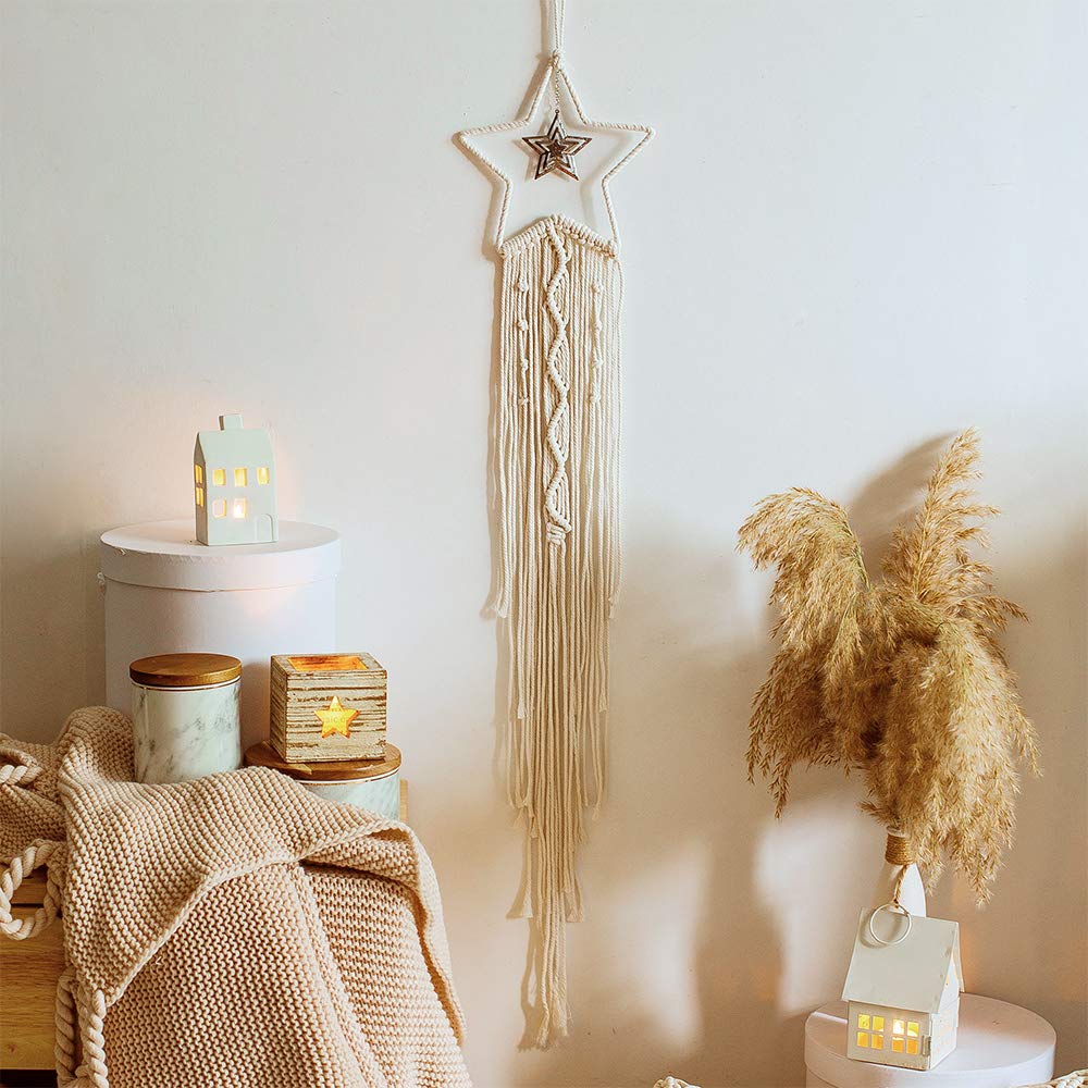 Macrame Dream Catcher Boho dek - Baby Nursery Needs ulasan dan harga