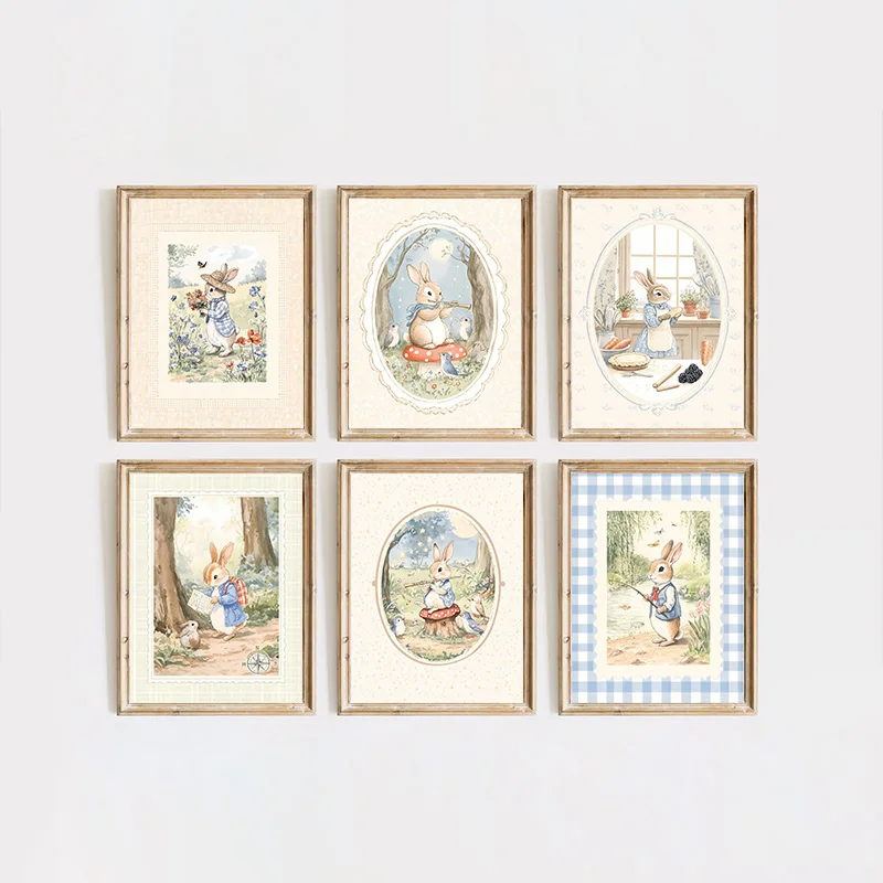 Poster Seni Terinspirasi Kelin - Baby Nursery Vintage ulasan dan harga