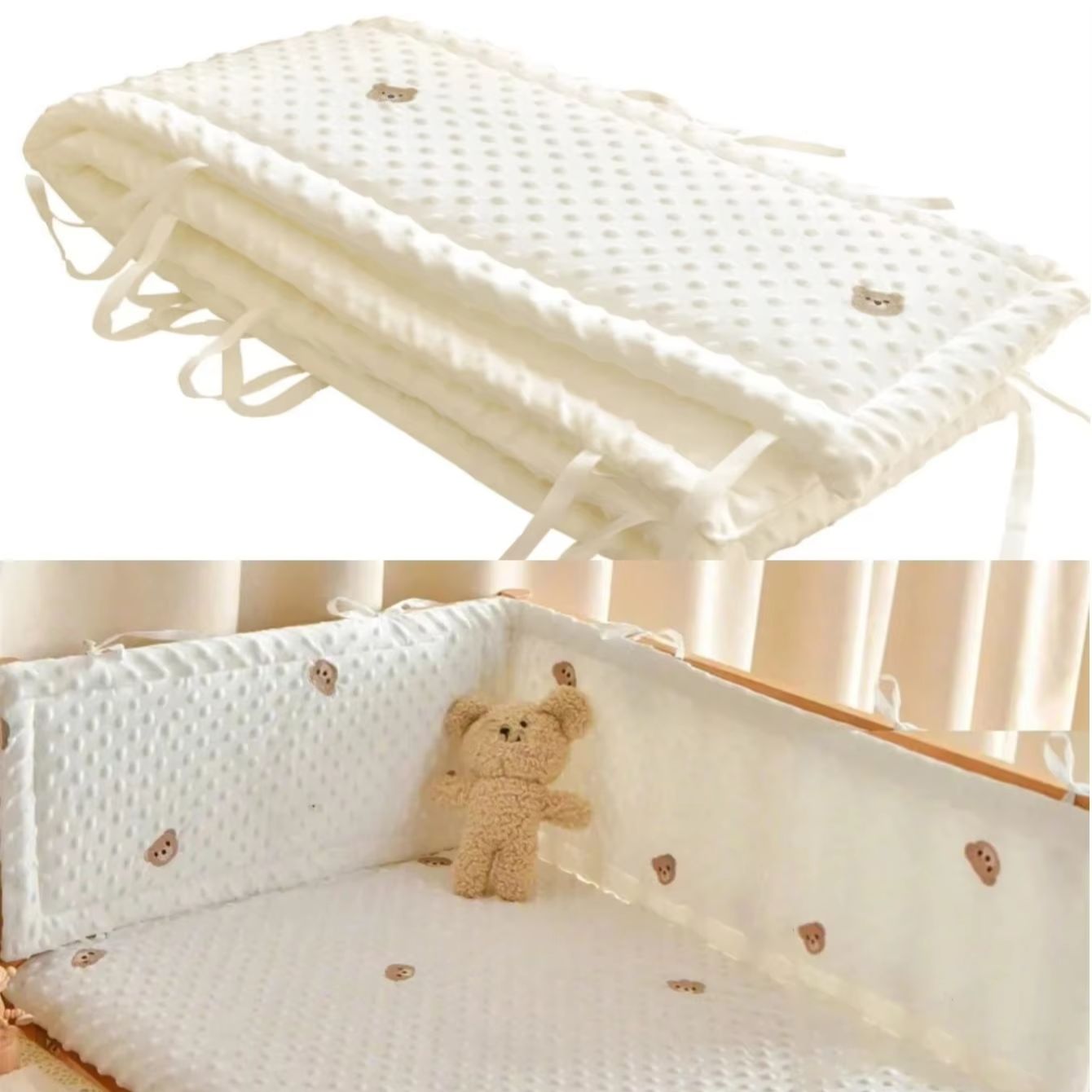 Pagar Ranjang Bayi Warna Solid - Baby Nursery Glider ulasan dan harga