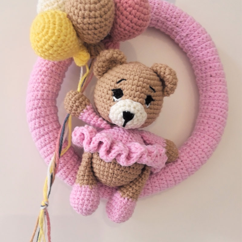 Karangan Bunga Nama Rajutan Pr - Baby Nursery Needs ulasan dan harga