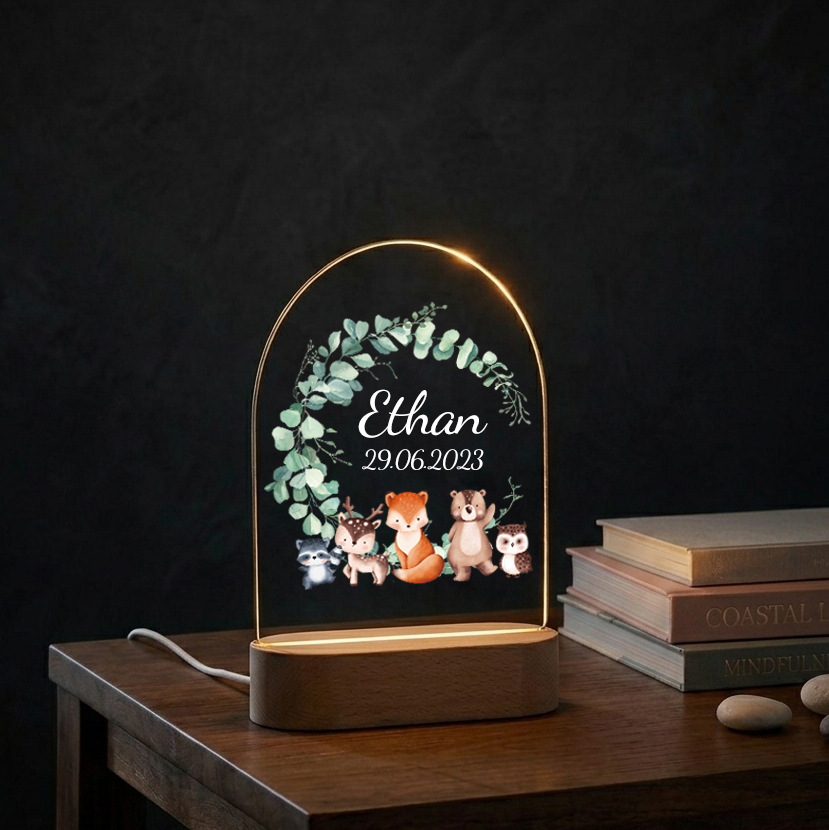 Lampu Malam Bayi Personalisasi - Baby Nursery Night Light ulasan dan harga